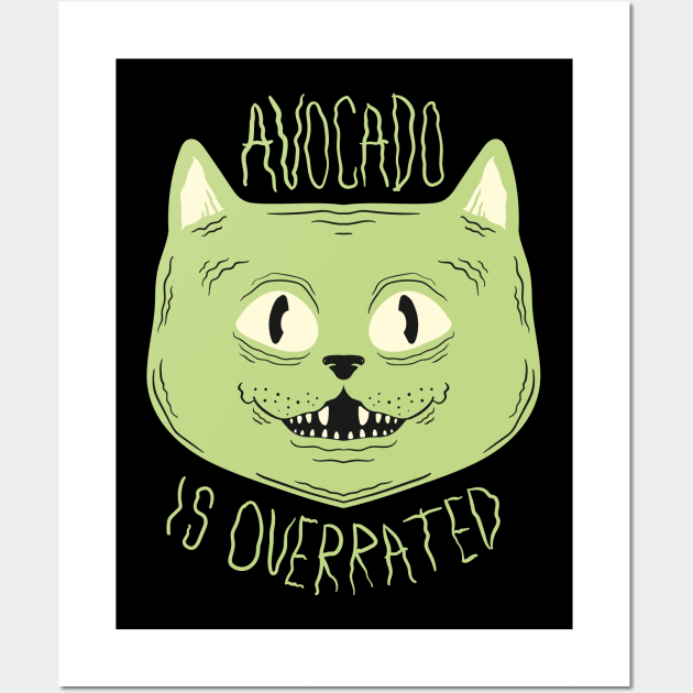 Avocado Is Overrated Wall Art by The_Black_Dog